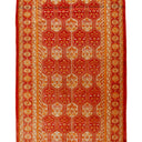 Orange Vintage Traditional Wool Rug - 5'2" x 12'