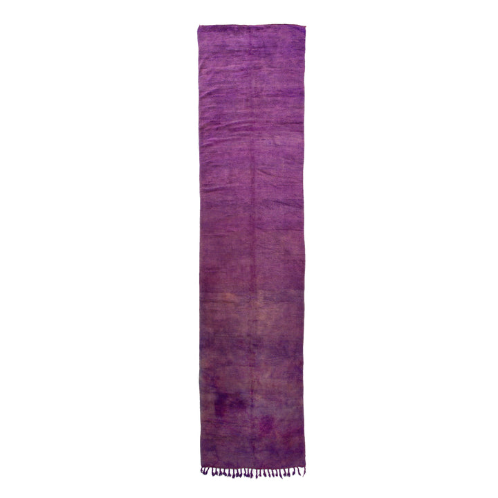 Purple Moroccan Wool Runner - 4'3" x 19'8" Default Title