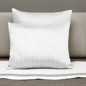 Siena Quilted Coverlet & Shams Pillow Shams / Standard / White - hover