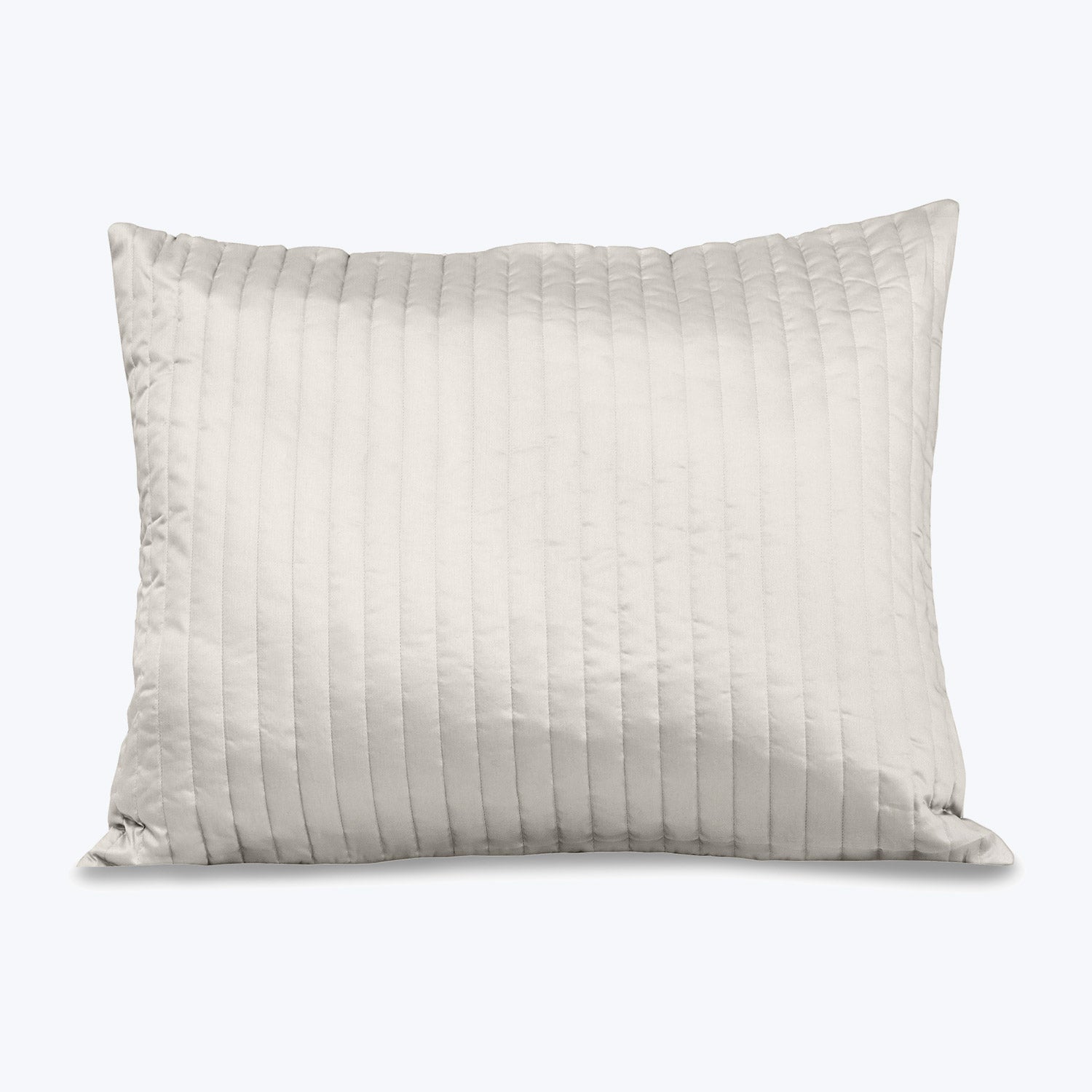 Siena Quilted Coverlet & Shams Pillow Shams / Standard / Pearl
