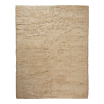 Beige Modern Wool Rug - 12' x 16'