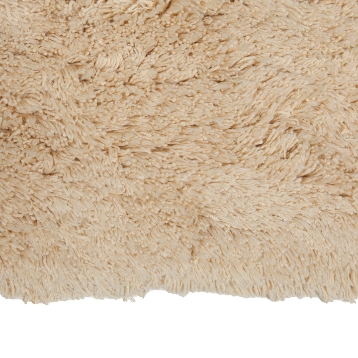 Beige Modern Wool Rug - 12' x 16'