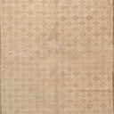 Beige Vintage Traditional Wool Rug - 4'7" x 8'6" Default Title