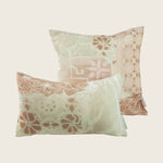 Lace Collage Silk Velvet Pillow