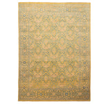 Yellow Traditional Wool Rug - 8'11" x 12'