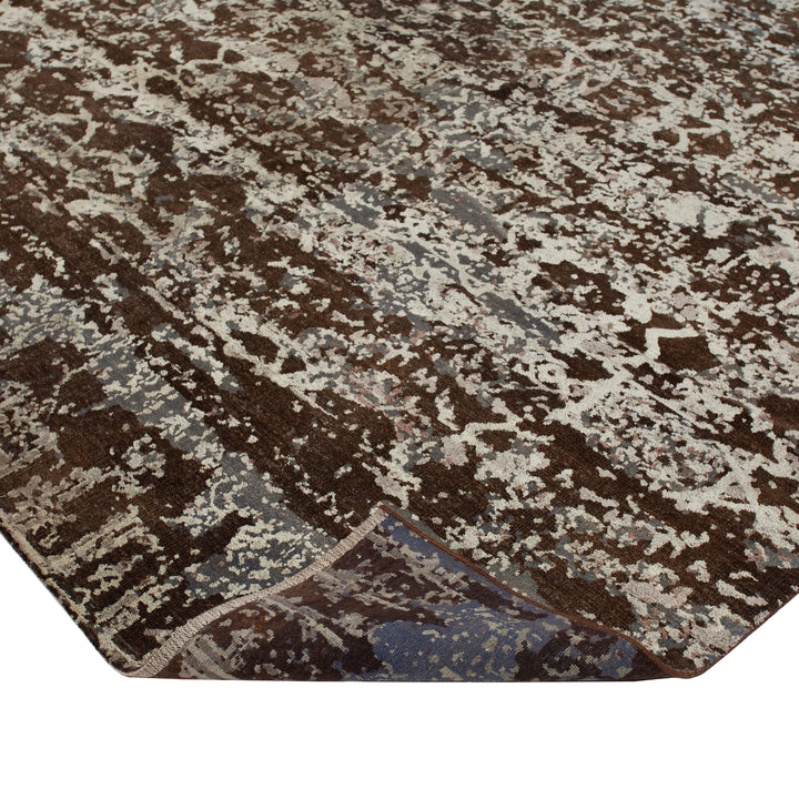 Brown Traditional Wool Rug - 12' x 16'