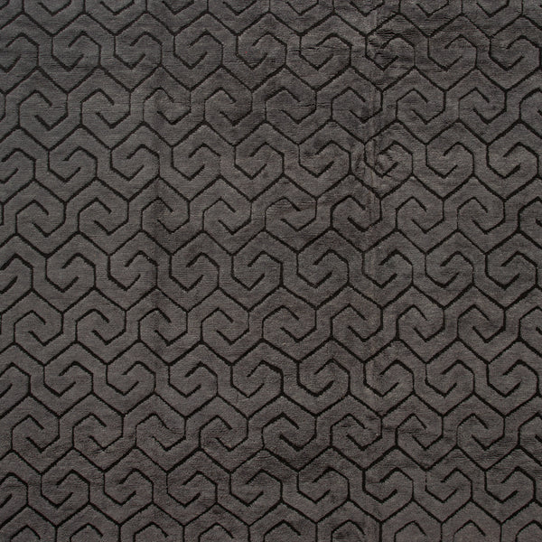 Grey Traditional Wool Rug - 12' x 15'3"