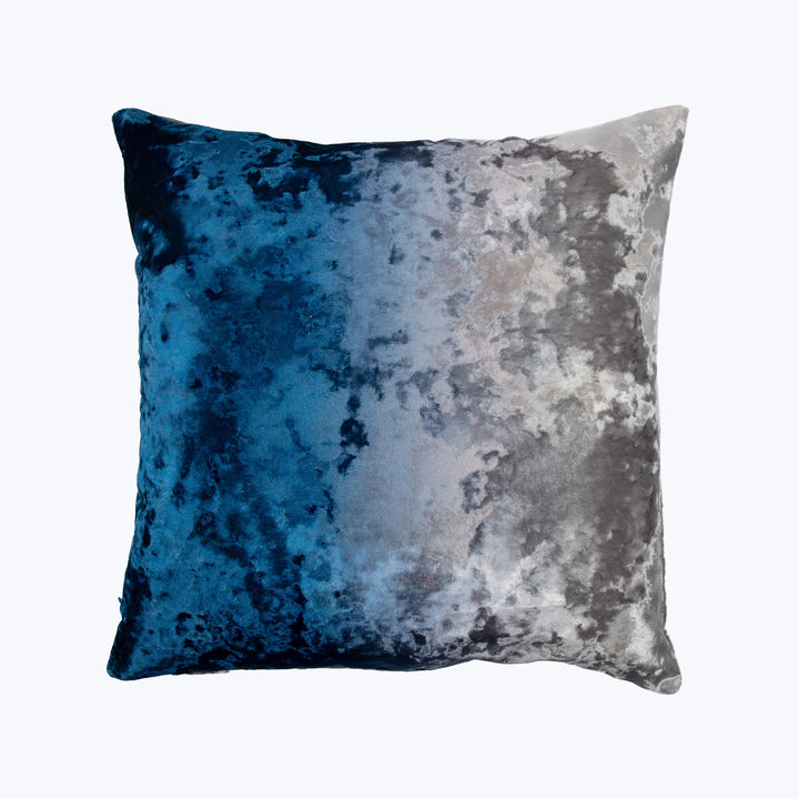 Ombre Crushed Velvet Pillow Twilight