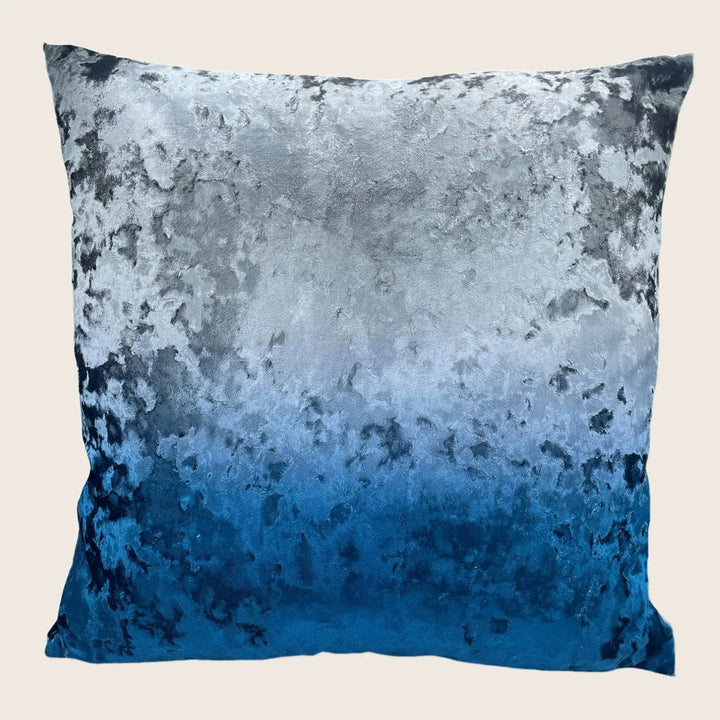 Ombre Crushed Velvet Pillow Twilight
