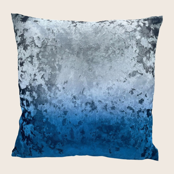 Ombre Crushed Velvet Pillow Twilight