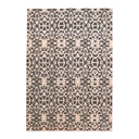 Brown & Cream Modern Tibetan Linen Rug - 10' x 14'