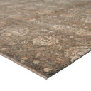 Grey and Cream Transitional Wool Rug - 12' x 14'11"