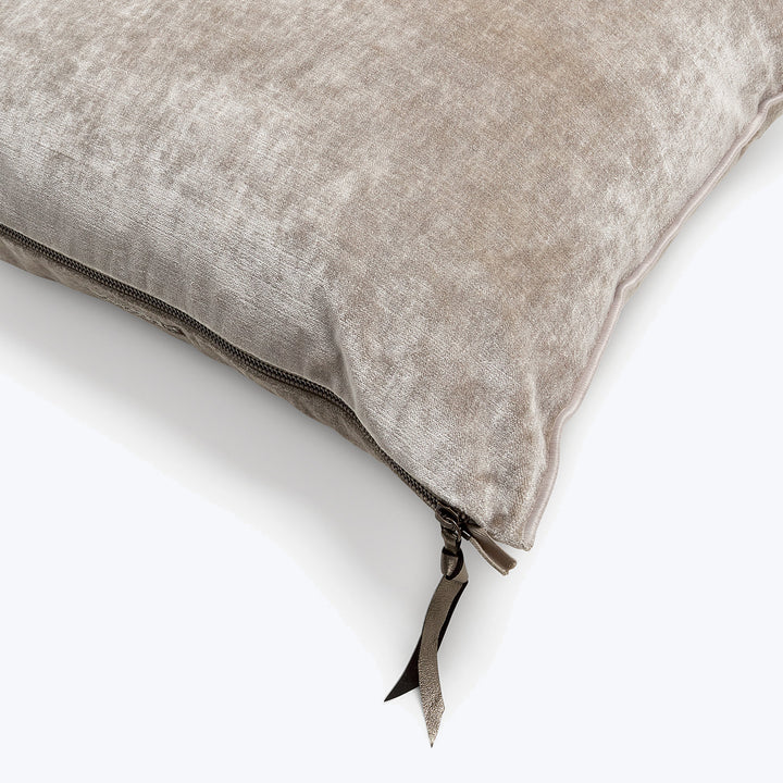 Royal Velvet Pillow Cement / 20" x 20"