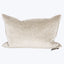 Royal Velvet Pillow Cement / 16" x 24"