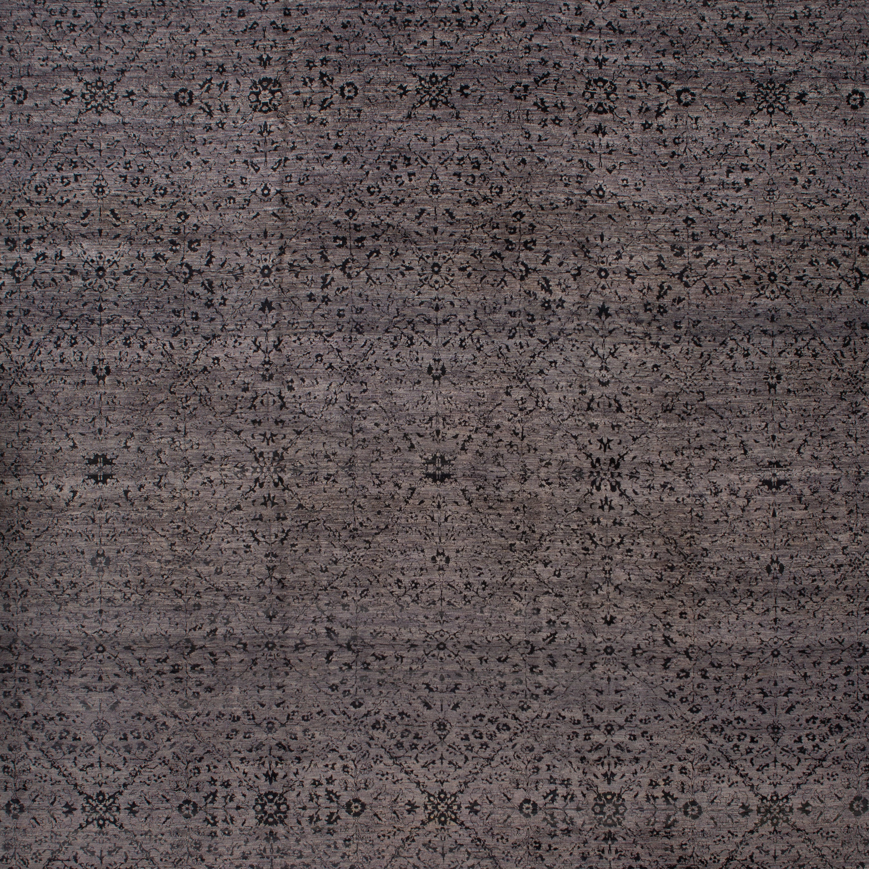 Grey Transitional Wool Rug - 12' x 14'11"