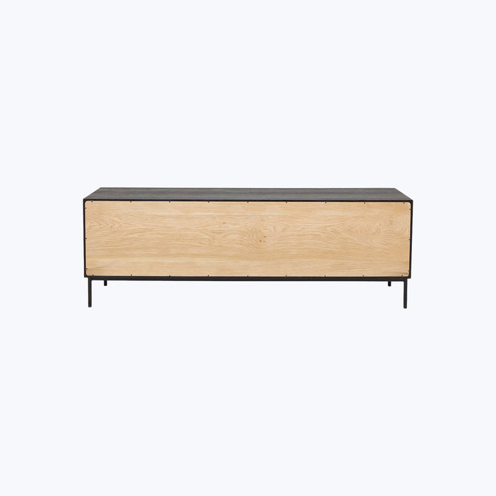 Oak Blackbird Media Cabinet Default Title