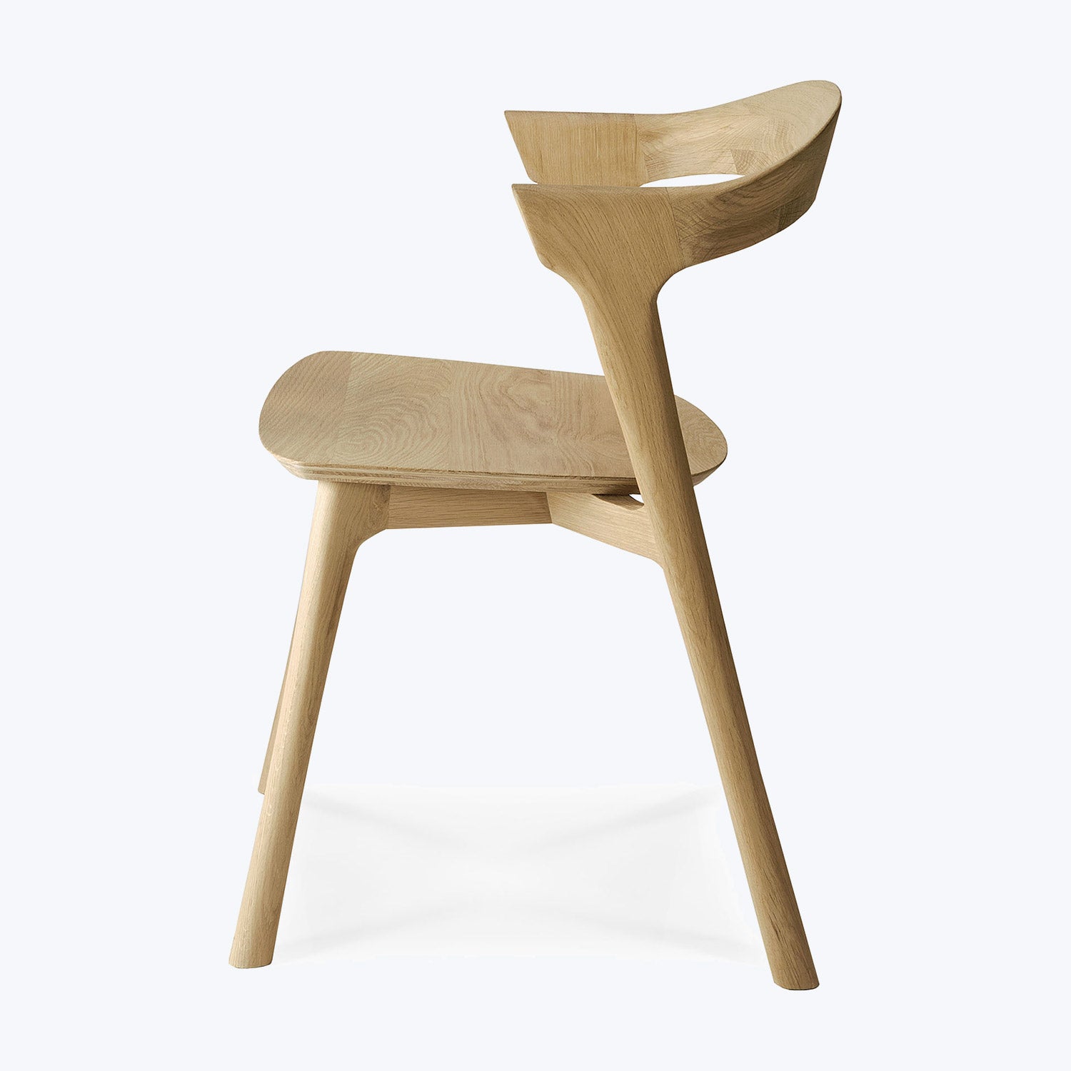 Oak Bok Side Chair Natural Varnished
