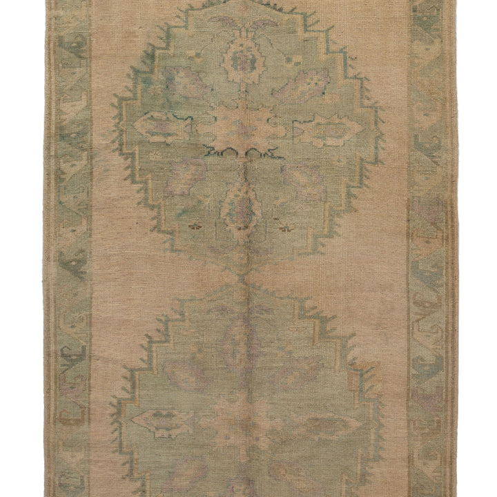 Multi Vintage Traditional Wool Rug - 4'6" x 12' Default Title