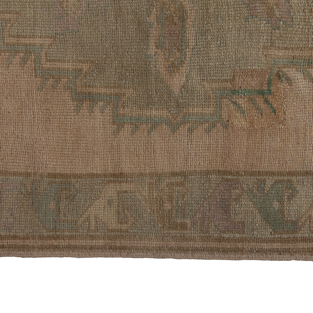 Multi Vintage Traditional Wool Rug - 4'6" x 12' Default Title