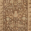 Brown Vintage Traditional Wool Rug - 4'9" x 8'6"