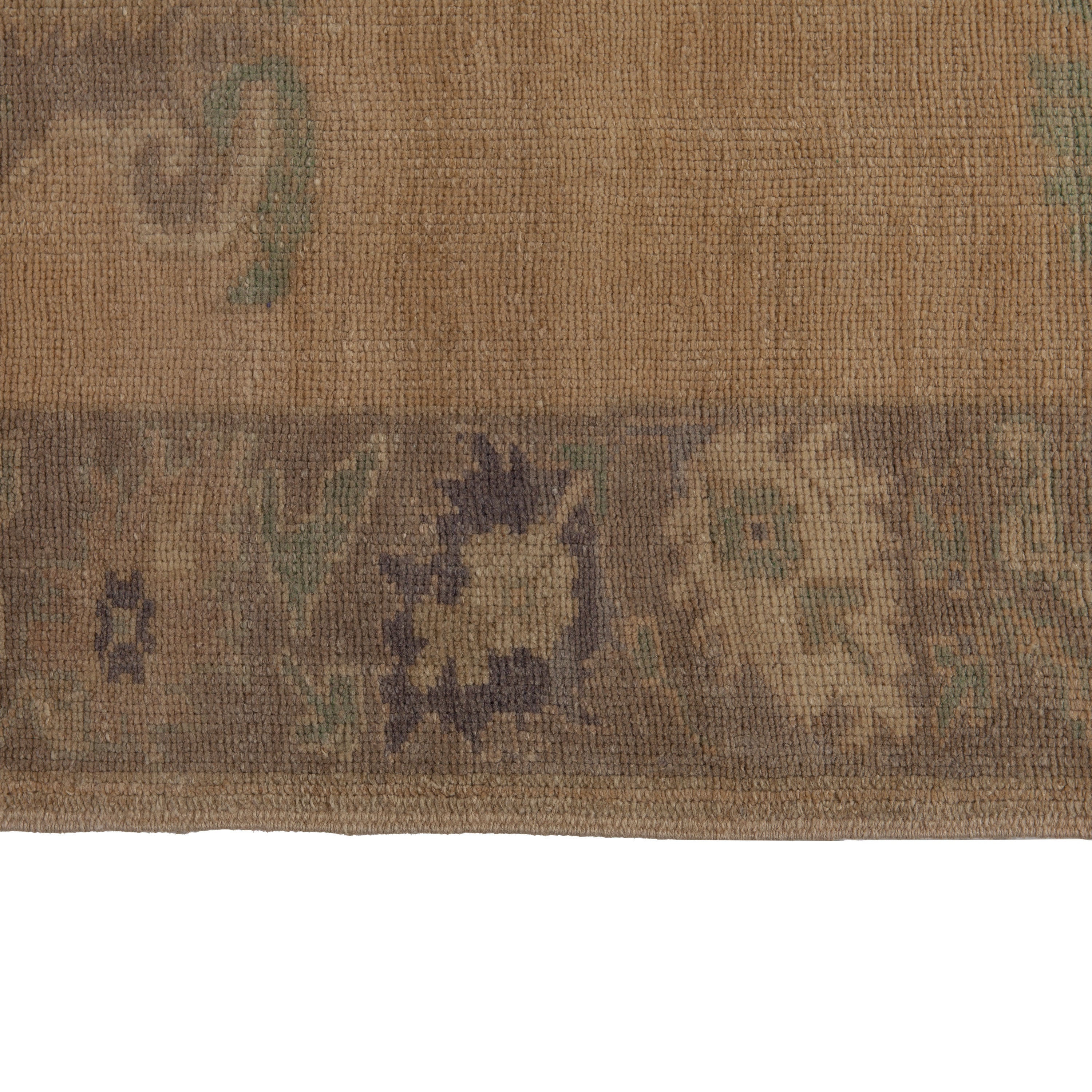 Beige Vintage Traditional Wool Rug - 4'9" x 12'3" Default Title
