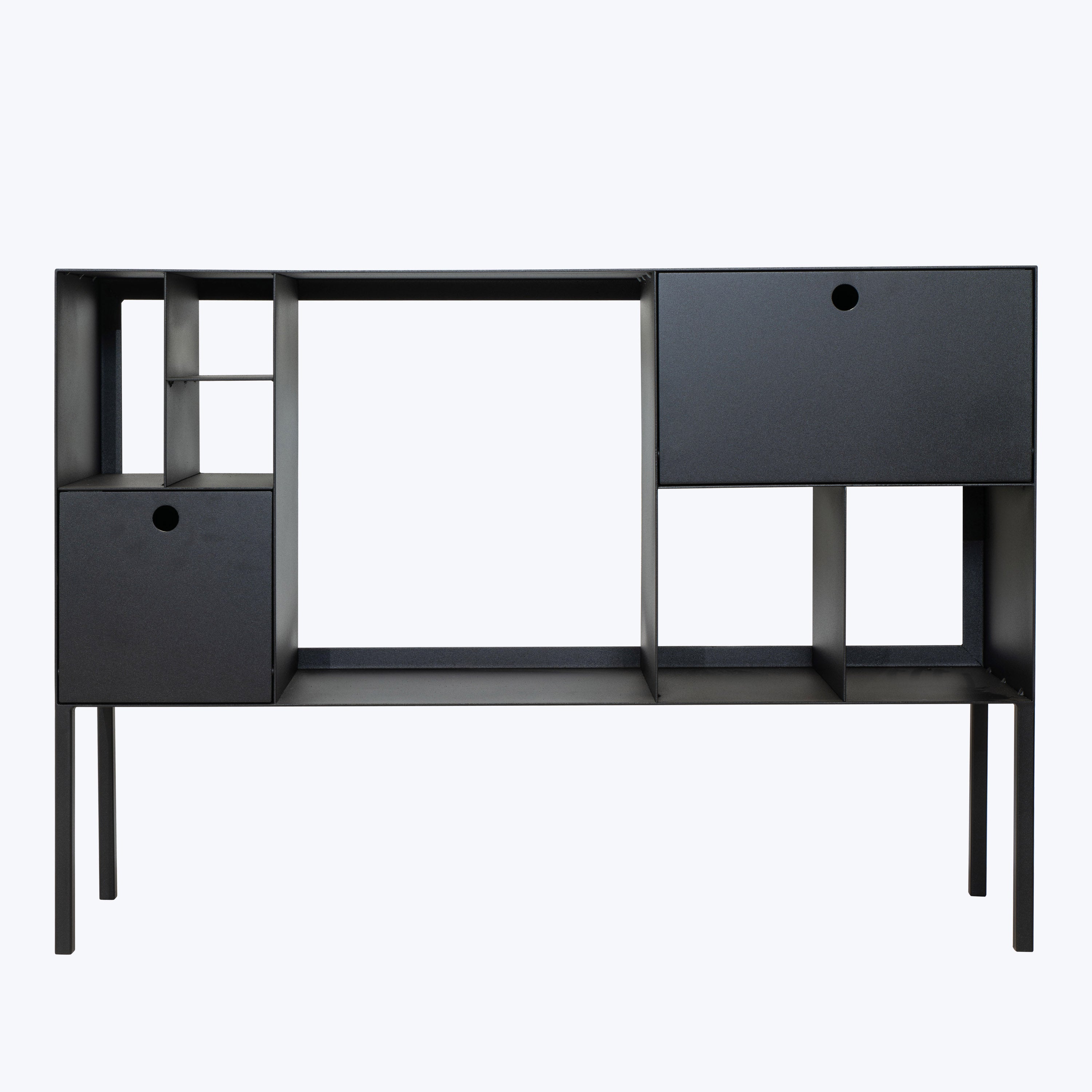 Flatiron Cubic Steel Console