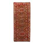 Red Vintage Traditional Wool Rug - 4'5" x 10'5" Default Title