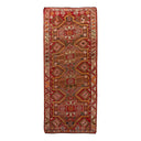 Red Vintage Traditional Wool Rug - 4'5" x 10'5" Default Title