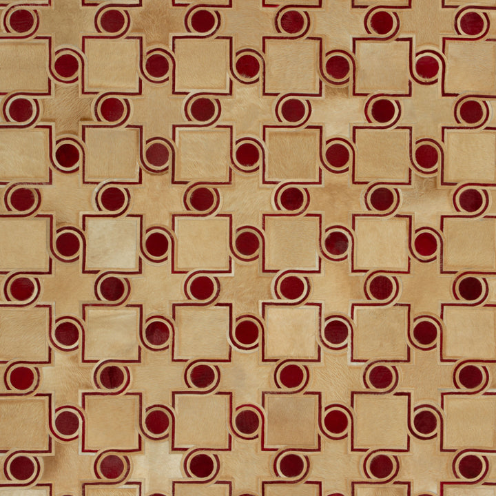 Oat Cowhide Rug - 07'06" x 10'