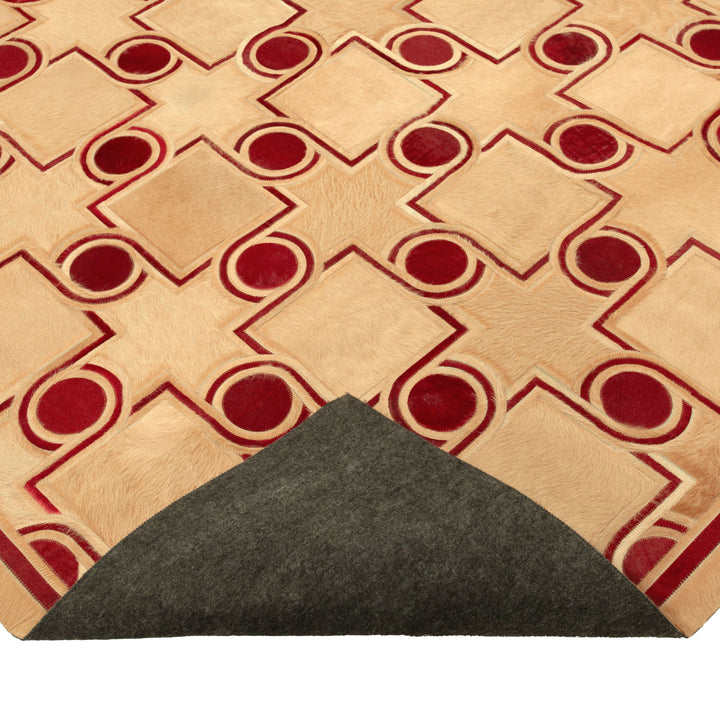 Oat Cowhide Rug - 07'06" x 10'