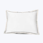 Luna Stella Duvet & Shams, White/Pearl Pillow Sham / Standard