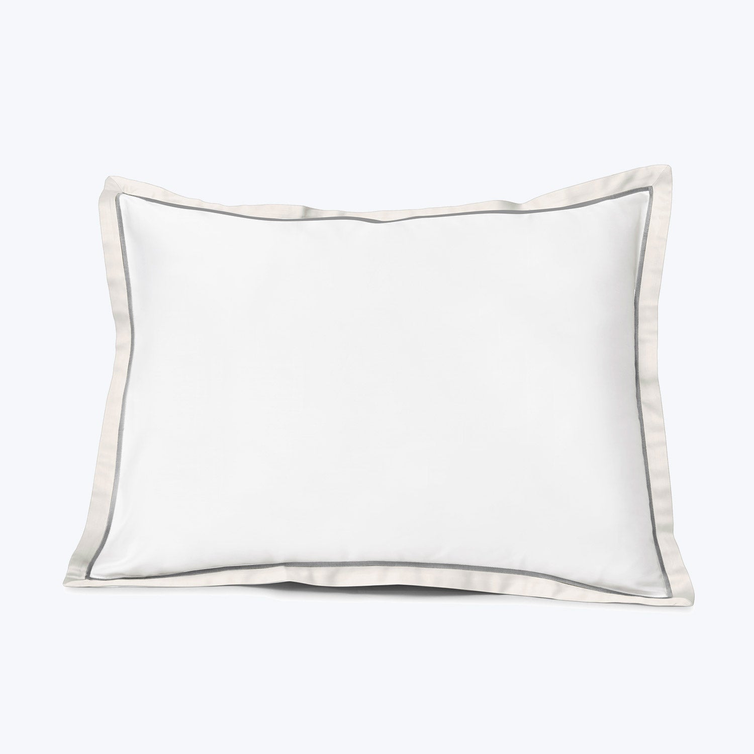 Luna Stella Duvet & Shams, White/Pearl Pillow Sham / Standard