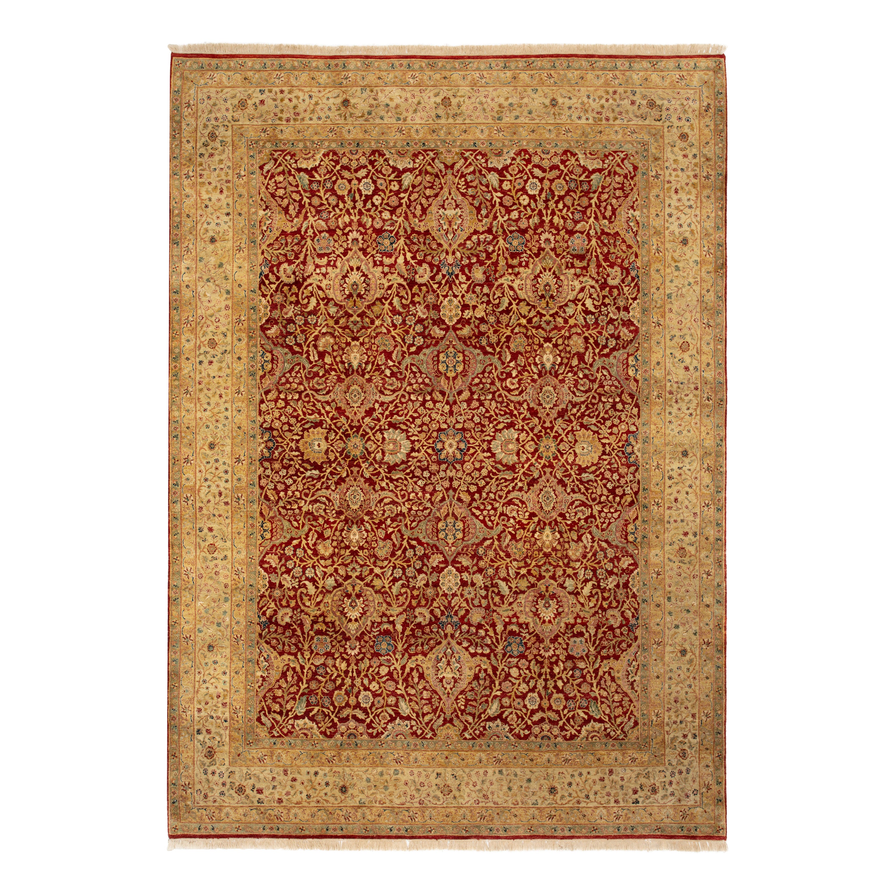 Traditional Wool Rug - 09'02" x 13'01"