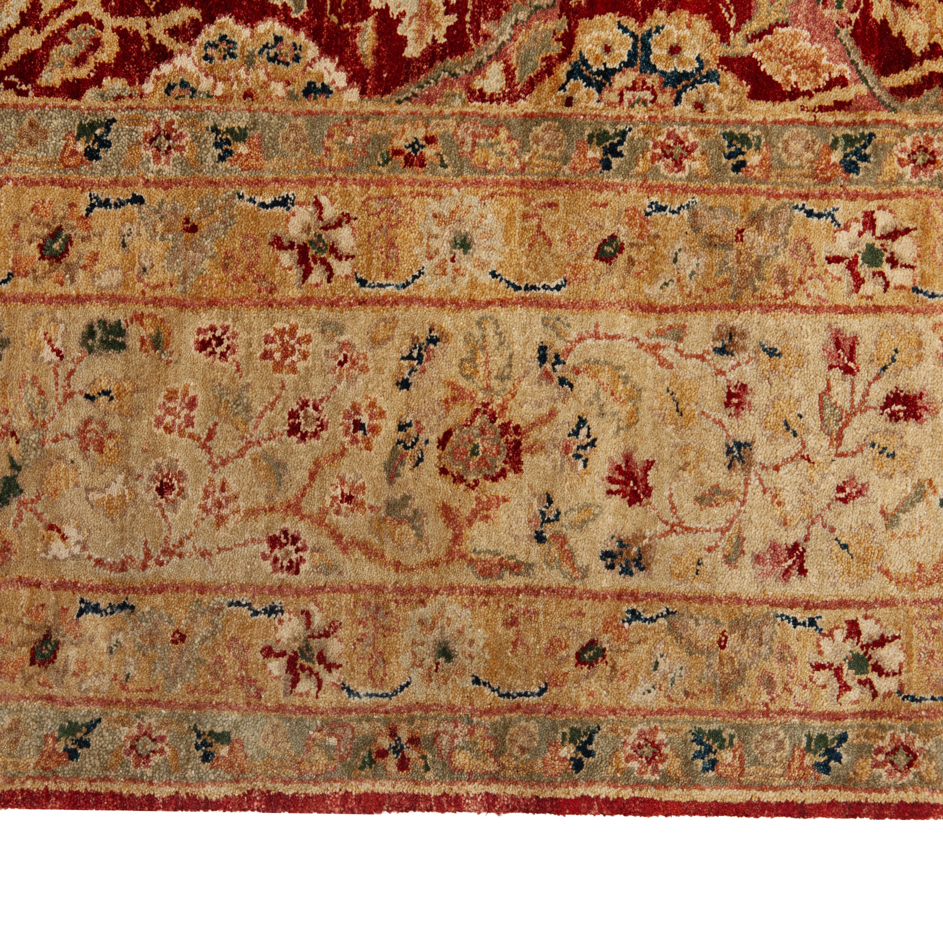 Traditional Wool Rug - 09'02" x 13'01"