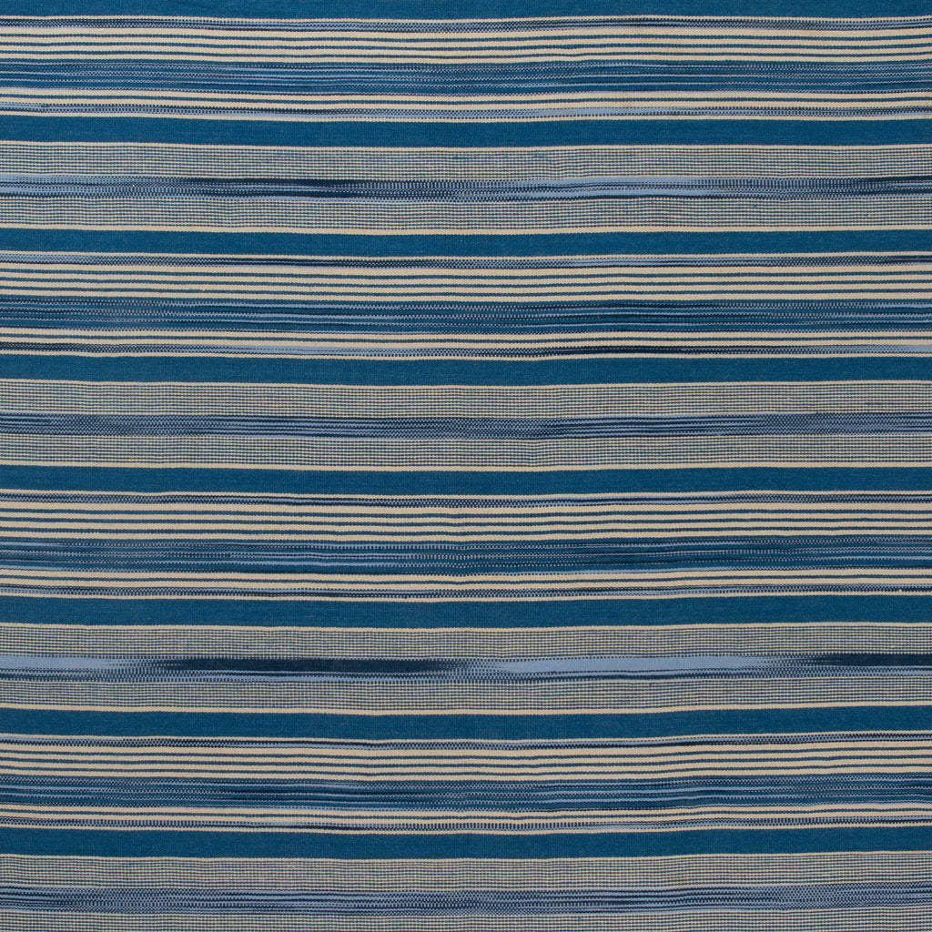 Blue Flatweave Wool Rug - 8' x 10'