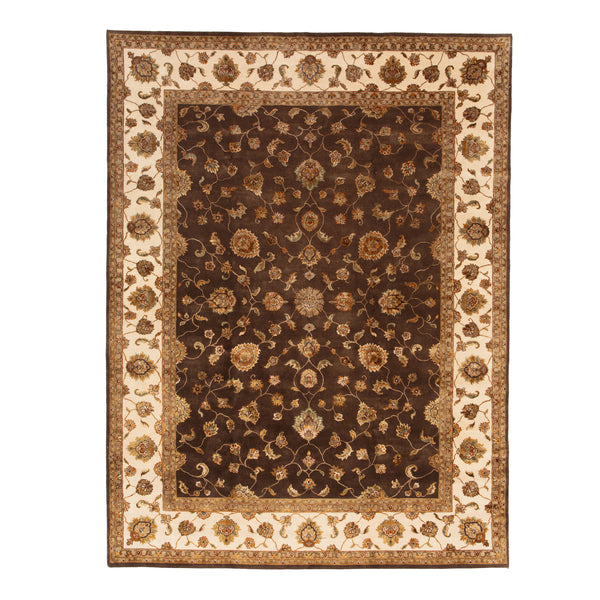 Traditional Wool/Silk Rug - 09'01" x 12'02"