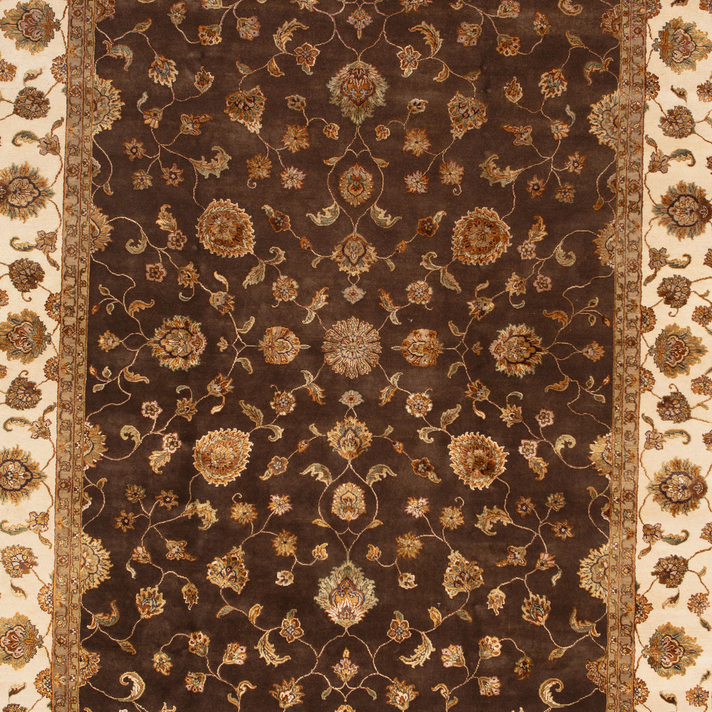 Traditional Wool/Silk Rug - 09'01" x 12'02"