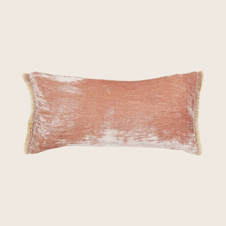 Silk Velvet Fringe Lumbar