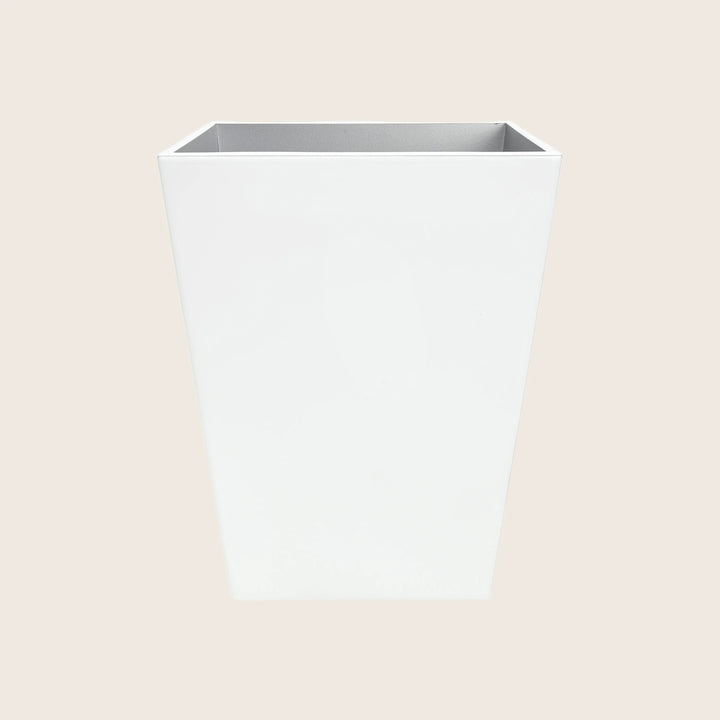 Glossy Pure Enamel Wastebasket