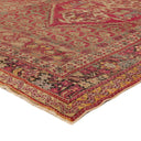 Red Vintage Traditional Anatolian Wool Rug - 6'2" x 15'11"