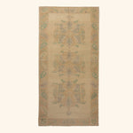 Beige Vintage Traditional Wool Rug - 5'8" x 11'1" Default Title