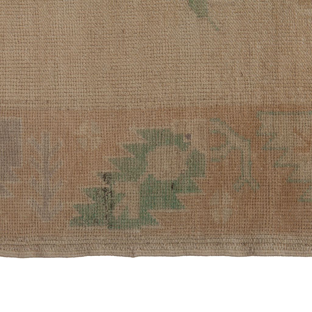 Beige Vintage Traditional Wool Rug - 5'8" x 11'1" Default Title