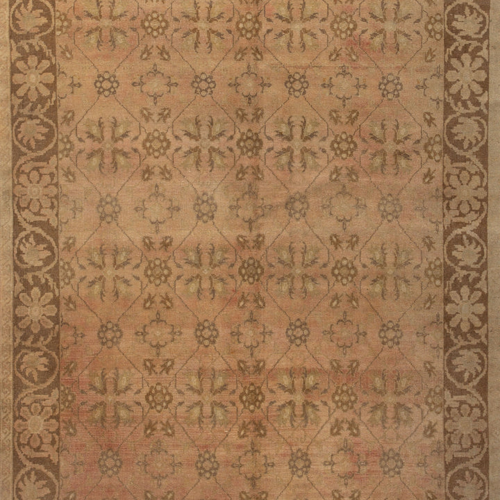Beige Vintage Traditional Wool Runner - 4'1" x 12'11" Default Title