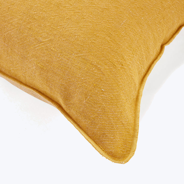 Washed Linen Pillow Ochre / 16"x24"
