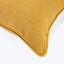 Washed Linen Pillow Ochre / 16"x24"