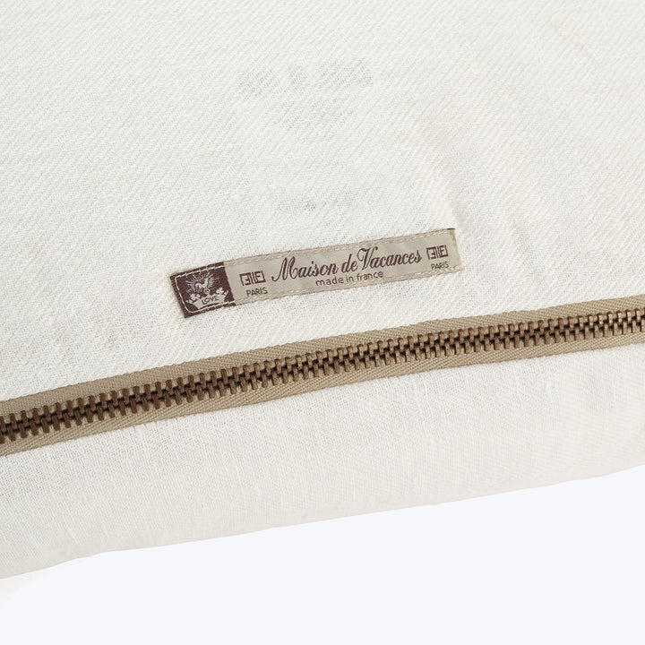 Washed Linen Pillow Ecru / 16"x24"