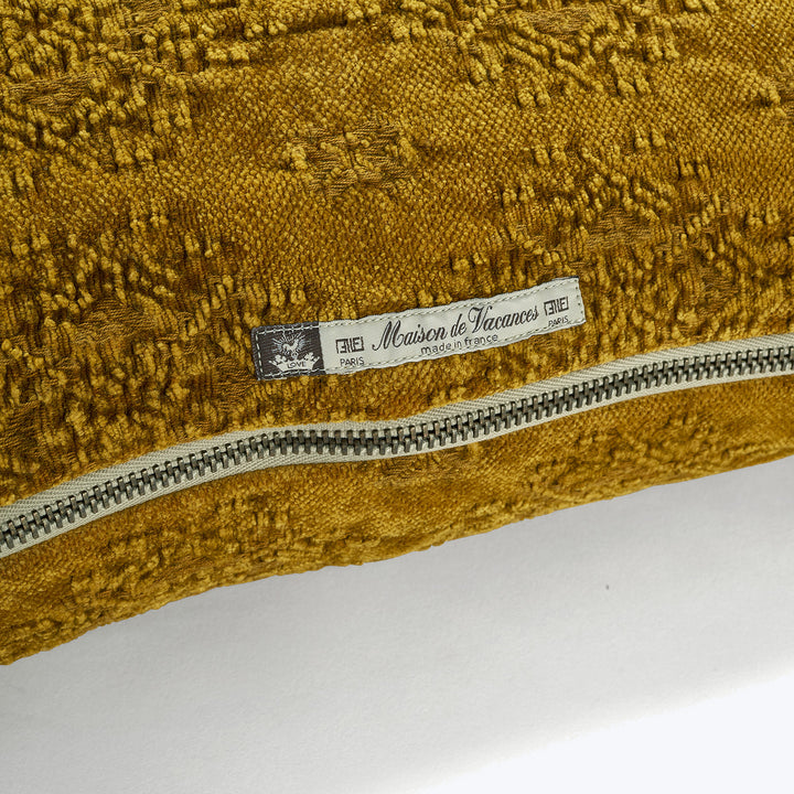 Kilim Jacquard Pillow Ochre / 16" x 24"