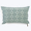 Kilim Jacquard Pillow Aqua / 16" x 24"
