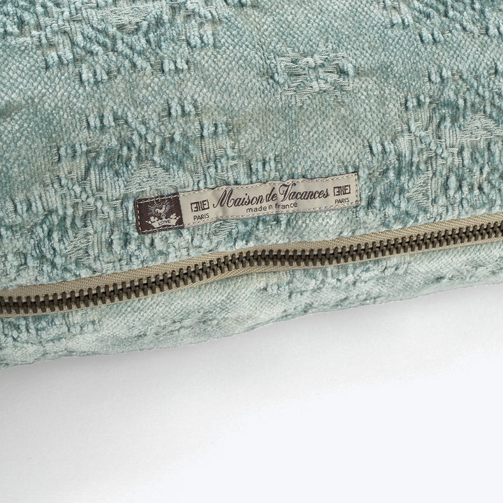 Kilim Jacquard Pillow Aqua / 16" x 24"