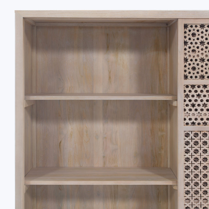 Mantra Teak Wide Cabinet
